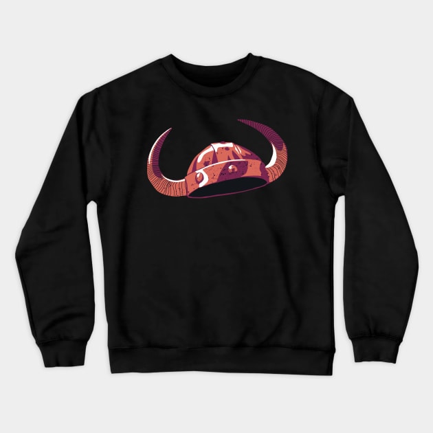 Hiccup How to Train Your Dragon | Hiccup Bronze Viking Helmet Crewneck Sweatshirt by itsMePopoi